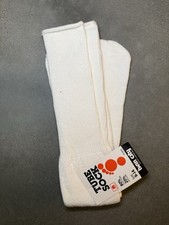 VTG 80's Mens White Tube Socks Cotton Blend Size 9-14 NOS 90s Twin City TCK USA