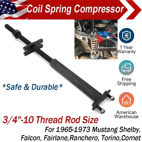 For 65-73 Mustang Shelby Falcon Fairlane Coil Spring Compressor - Safe & Durable