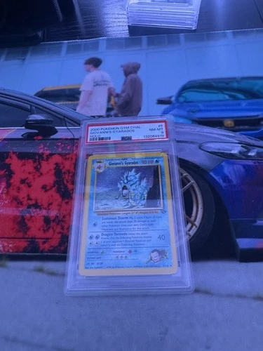 Pokémon Giovanni's Gyarados 5/132 Gym Challenge Holo Unlimited 2000 PSA 8 Card