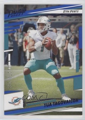 2022 Panini Prestige Xtra Points Blue 270/299 Tua Tagovailoa #180 1p5