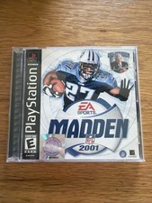 EA Sports Madden NFL 2001 Sony PlayStation 1, PS1, 2000 E, Manual