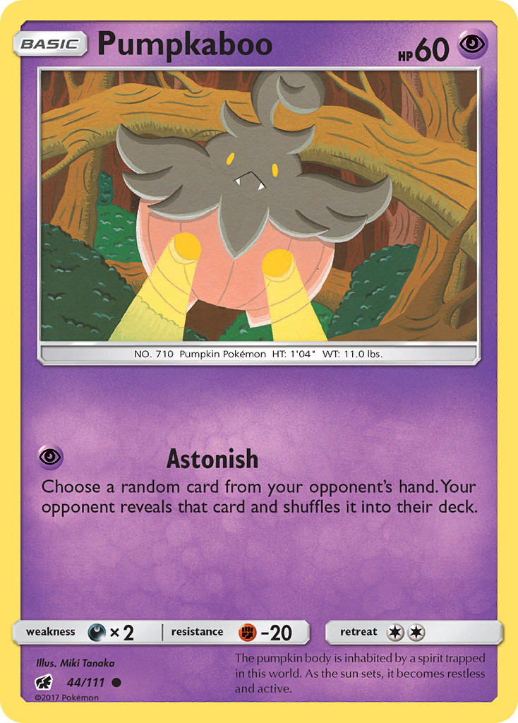 Pumpkaboo 44/111 Crimson Invasion Common Pokemon NM/M