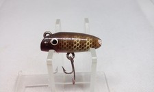 VINTAGE PAW PAW Groove Head Pike Scale 1 1/4" Wood Fly Rod Topwater fishing Lure
