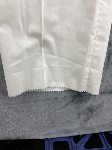 VTG Jaymar Sansabelt Mark Scot Collection White Dress Pants Golf 36 Raw Hem NWT - Picture 14 of 15