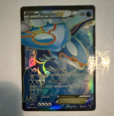 The Pokemon Company Kyogre EX Full Art Holo Ultra Rare 180 HP Primal Clash