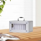 Phone Storage Cabinet Classroom Transparent Door Aluminum Alloy Storage Box