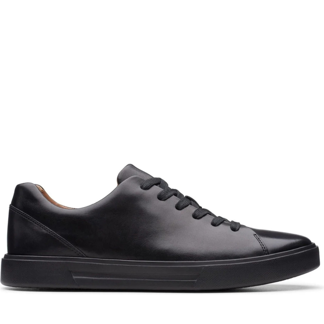 Zapatillas Clarks Un Costa Lace Hombre Cuero Negro Tacón Cuña Casual 26144904