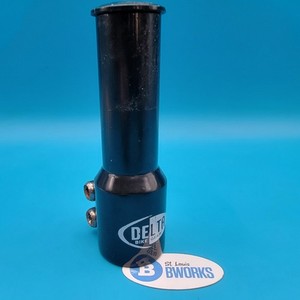 Delta Threadless Bicycle Handlebar Stem Riser 1 1/8" Black Alloy  b23