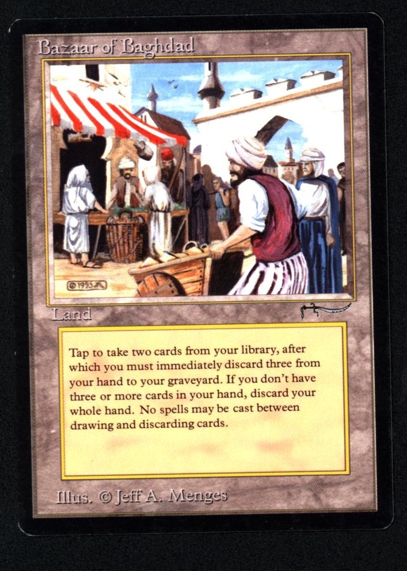 Bazaar of Baghdad - LP - Arabian Nights - Magic the Gathering MTG
