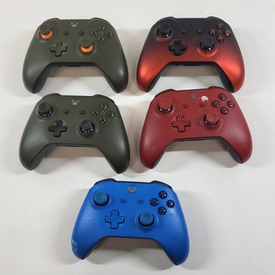 Lot Of 5 Broken Microsoft Xbox One Wireless Controller 1708 Various Issues