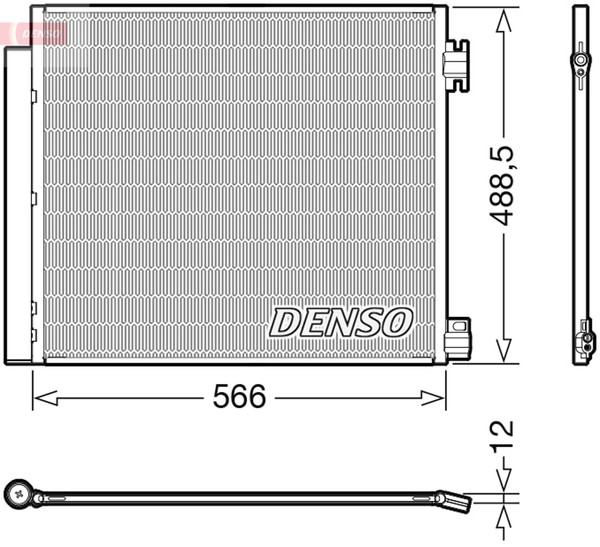 Denso Kondensator Klimaanlage DCN46026 FüR Renault Nissan Kadjar Koleos 2 Espace-image