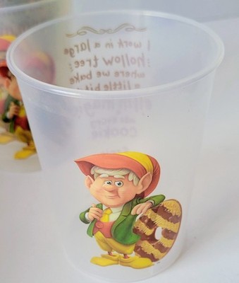 2016 Keebler Ernie the Elf Plastic Cups Elfin Magic Kellogg's Set of 12 NEW