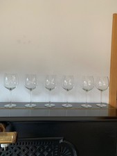 Sei bellissimi bicchieri da vino rosso, vintage, usati pochissimo