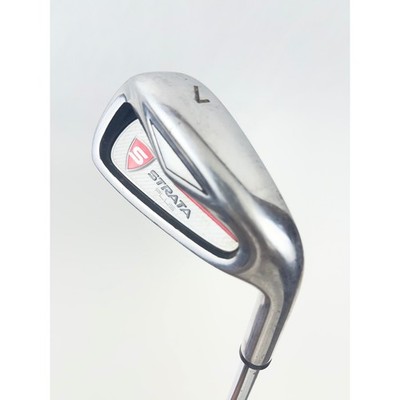 Strata Plus 7 Iron Right Handed Men Steel Shaft Silver Red