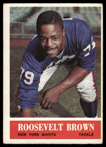 Roosevelt Brown #114 1964 Philadelphia card