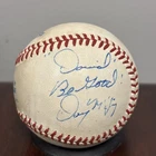 Denny McLain Signed Autograph Baseball Bobby Brown American League Tigers