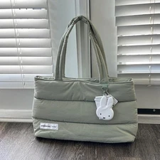 Starbucks X Miffy puffy clouds extra large tote NWT