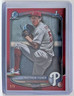 MATTHEW FISCHER ~2025 Bowman Draft MEGA 1st BOWMAN MOJO RED REFRACTOR 1/5