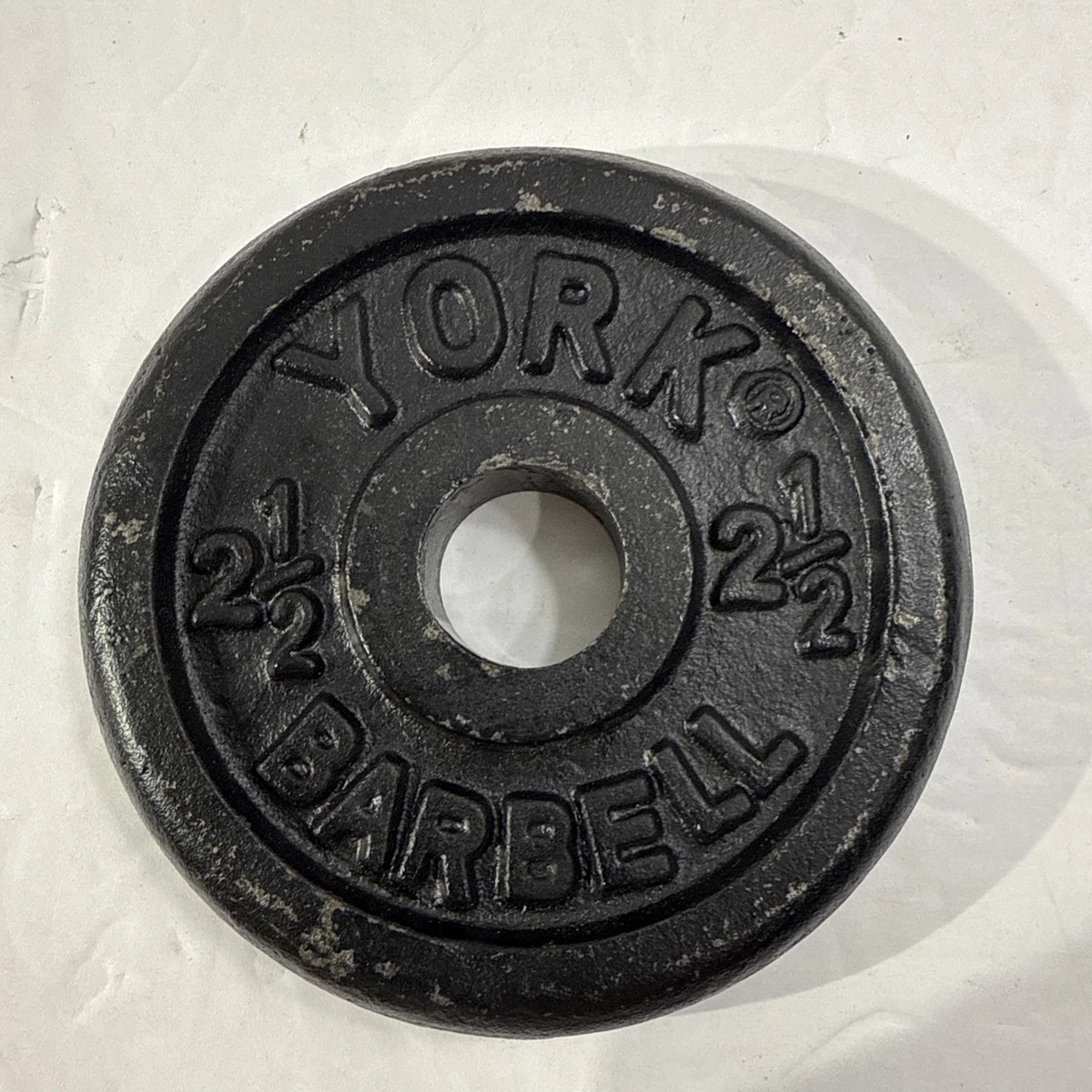 Plaque De Poids Vintage York 10 Lb, Fonte, Standard, Seule