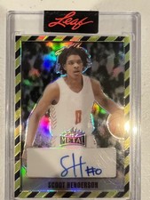 2023 Leaf Metal Whatnot Exclusive Scoot Henderson Auto /5 Rookie Year Encased 🔥