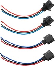 4PCS 9008 H13 Car Headlight Connector, Female  Male Socket Adapter with Extensi