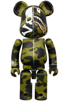 BE@RBRICK Chogokin MASTERMIND vs Bape(R) GREEN Bearbrick 145mm Actionfigur