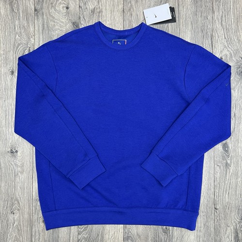 Nike Crewneck Size Medium Mens Blue 24.7 Impossibly Soft Fleece Dri Fit $110 - Picture 1 of 15