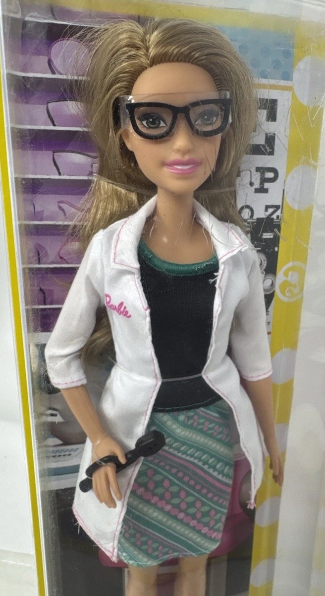 Barbie You Can Be Anything Eye Doctor Doll FMT48 Mattel for sale