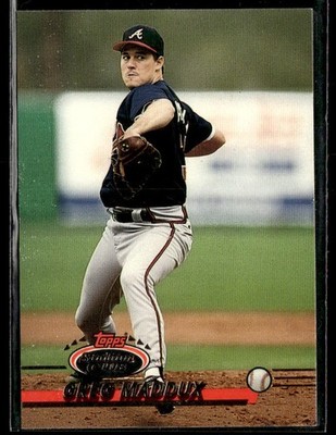 1993 Stadium Club #665 Greg Maddux Braves Baseball Card 3901M | eBay