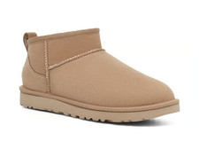 New Authentic UGG Classic Ultra Mini Boots Sand Women's Fashion Boots Sand
