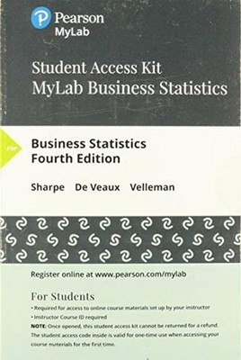 MyLab Statistics with Pearson eText -- 24 Month Standalone Access Card -- for...