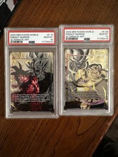 Fusion World 2025 Energy Marker Janemba & E-20 Goku both PSA 10