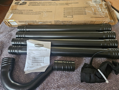 #ad GREENWORKS 11 FOOT UNIVERSAL GUTTER CLEANING KIT FOR LEAF BLOWER VACUUM GK0A00 $29.49
