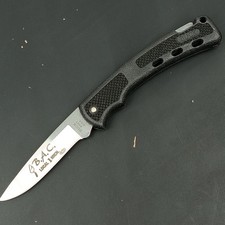 Buck 444T Bucklite Folding Lockback Pocket Knife USA Made B. A. C. Local 1 Mich
