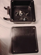 SunPower Solar Rail mounted Junction Box 533873  J-box 6”x6”x2” Brand New!