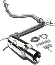 For Integra Da Db B17 B18 Performance Catback Exhaust Kit 4 Rolled Tip Muffler