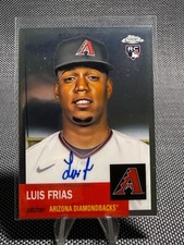 2022 Topps Chrome Platinum Luis Frias CPA-LF Auto,Rookie Card, Diamondbacks. rookie card picture