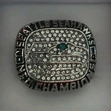 Seattle Seahawks Russell Wilson 2014 NFC Championship Commemorative Ring 