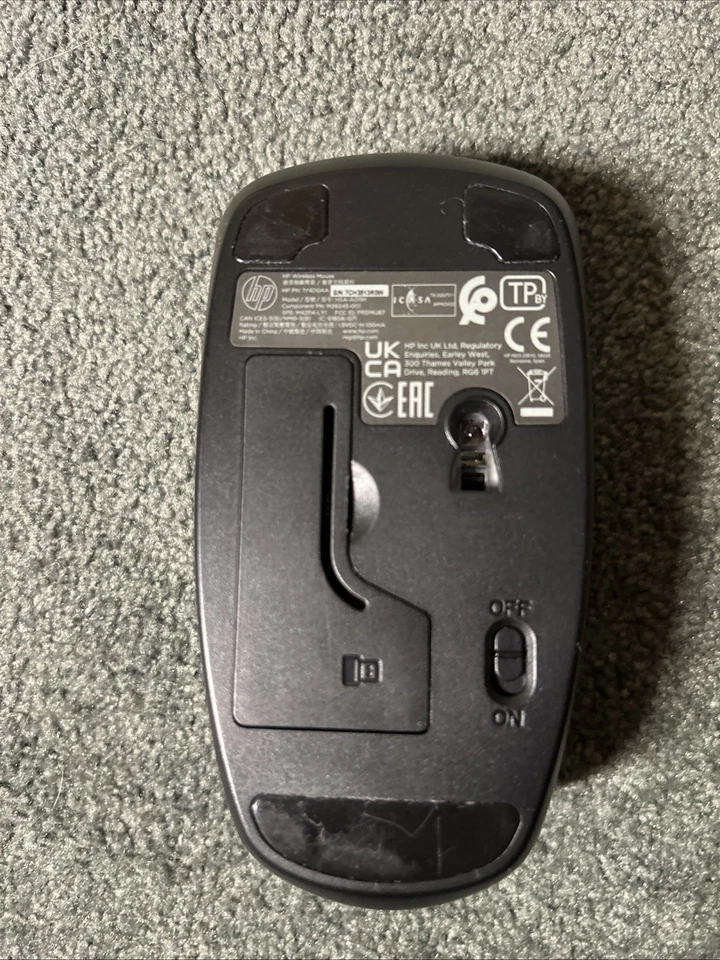 HP Wireless Maus – Funkmaus – Schwarz – voll funktionsfähig - Bild 2 von 2