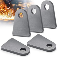 5 Pcs Steel Weld Tab Universal Shock Mount Flat Tab Brackets Steel Gusset Weldin