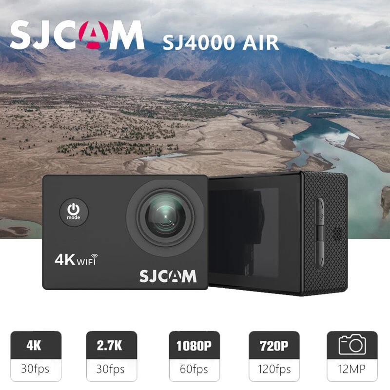 SJCAM SJ4000 Air WiFi Sport Helmet Action Sport Camera 30M Waterproof 4K 30FPS - Image 2 of 4