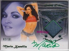 2011 BENCHWARMER DAIZY DUKEZ AUTO: MARIA KANELLIS #2/10 SWATCH AUTOGRAPH PLAYBOY