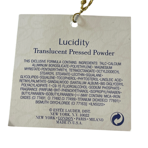 Vintage Estee Lauder Sugar Plum Compact Lucidity Translucent Pressed Powder .1oz - Picture 11 of 15