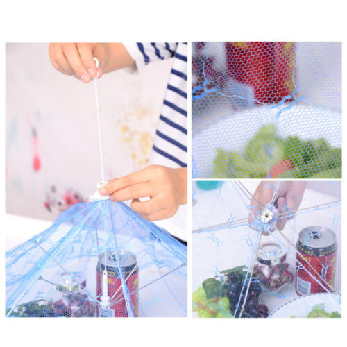 Hexagonal Foldable Useful Food Cover Home Family Picnics BBQ Kitchen - Picture 5 of 11
