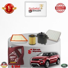 KIT TAGLIANDO FILTRI + OLIO RANGE ROVER EVOQUE 2.2 SD4 140KW 190CV DAL 2015 ->