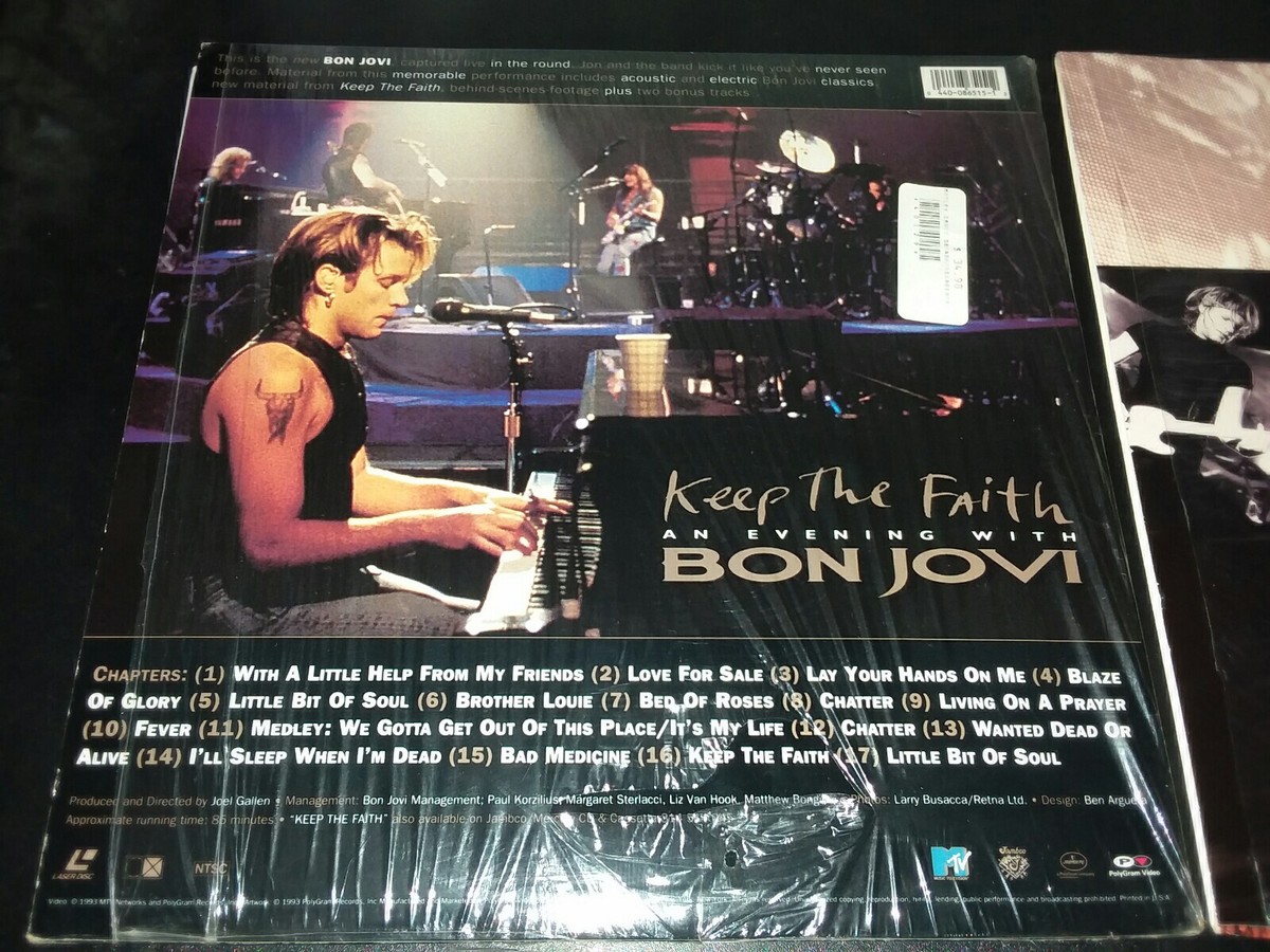 Bon Jovi Live From London 1995 Wembley Stadium Music Laserdisc