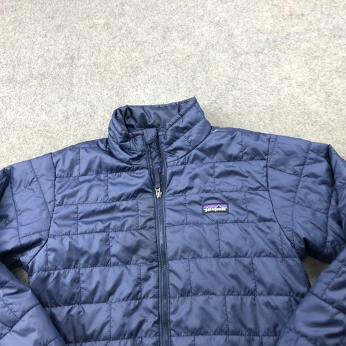 Patagonia Jacket Boys XL Blue Nano Puff Primaloft Quilted Outdoors Youth - Picture 4 of 14