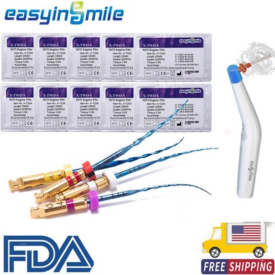 Endo Rotary Files Dental Root Canal NITI Files X-TWO S Cross 25MM/Endo Activator