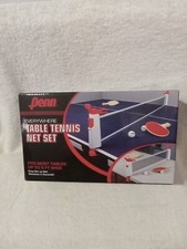 Penn Everywhere Table Tennis Net & Post Set 2 Paddles 3 Balls Retractable Net