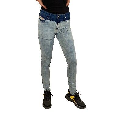 Diesel Jeans Skinzee 0852T 01 Slim Skinny Blue Ombre Stretch RRP190 | eBay